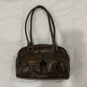 Brown Leather Shoulder Bag
